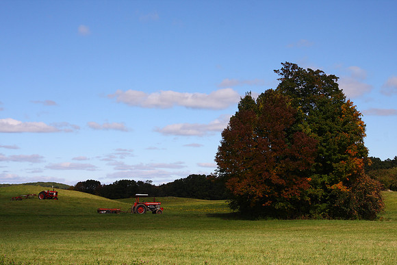 Traditional New England Farm